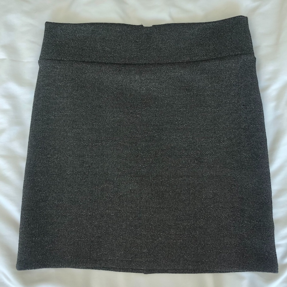 Subtle Sparkly black/grey mini skirt